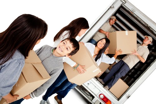 A Wimbledon man and van transporting furniture and boxes