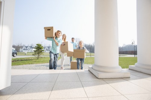 Local removal team handling a flat move in Wimbledon