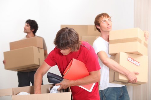 House and office removals truck serving Wimbledon