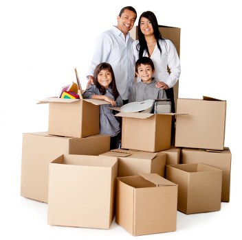Local moving van helping with furniture loading in Wimbledon